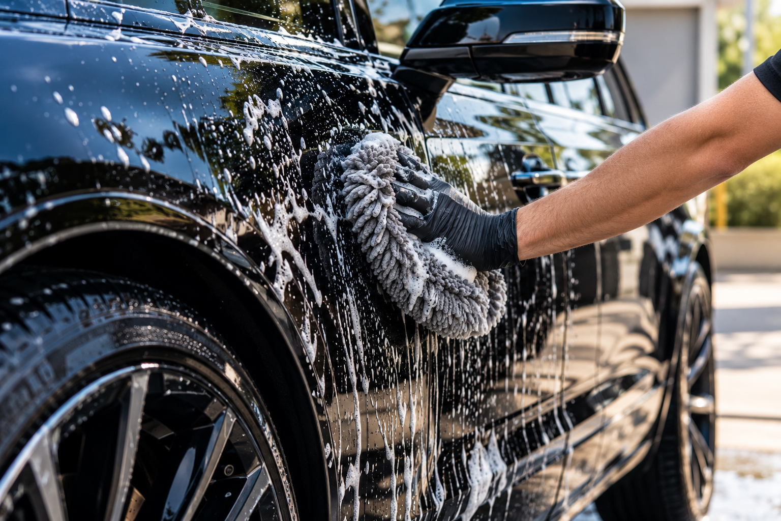 washing car in oklahoma